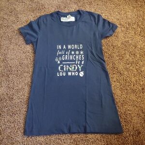 Nwt Bella canvas "Cindy Lou who" Christmas t-shirt